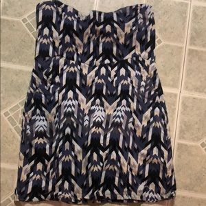 Strapless Volcom mini dress